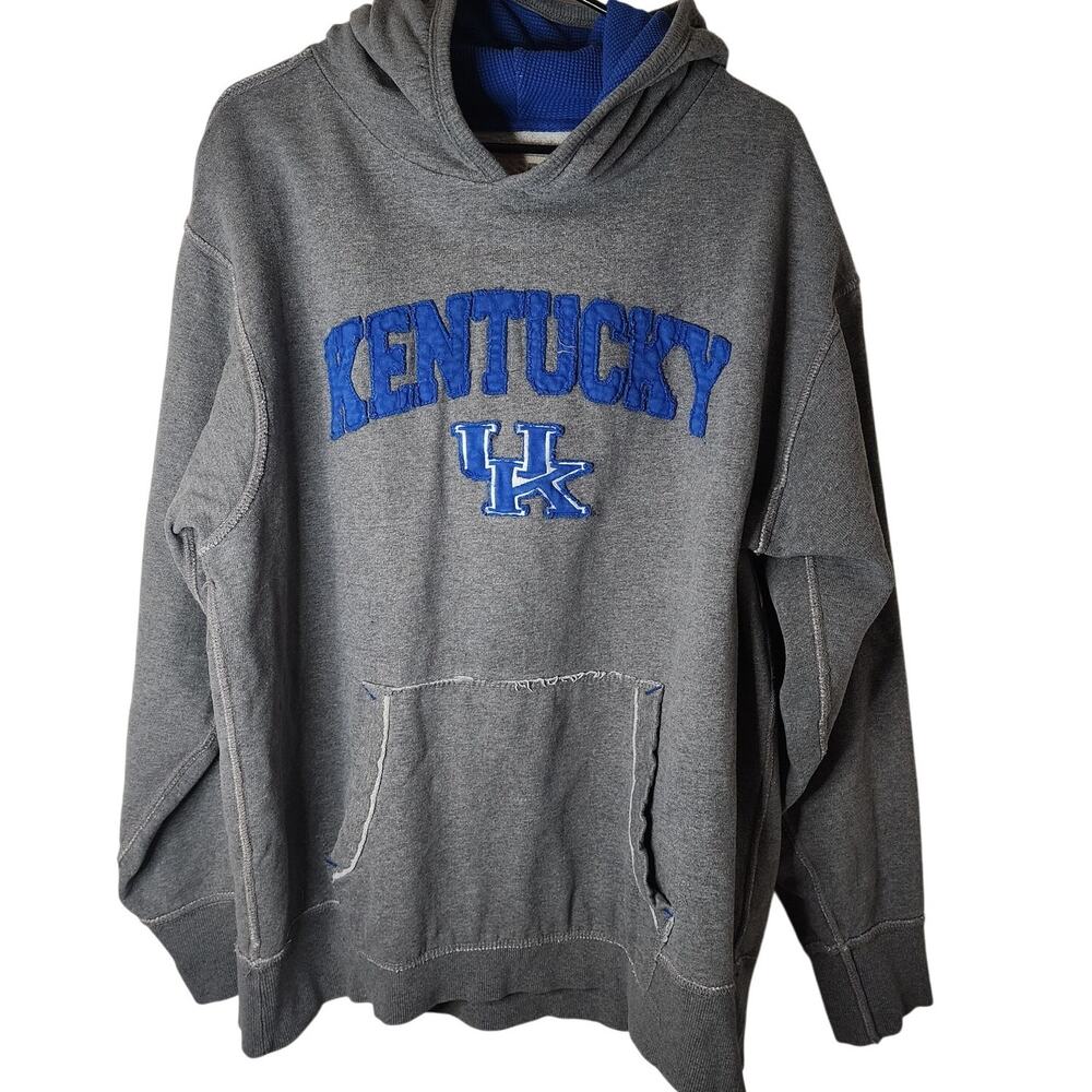 Pressbox Gray Kentucky Blue Pullover Hoodie